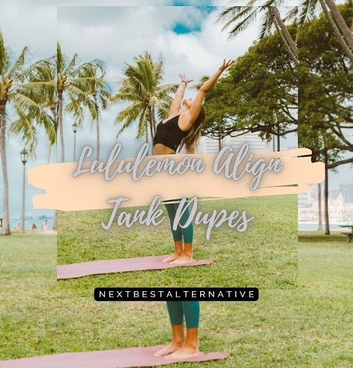 Lululemon Align Tank Dupes