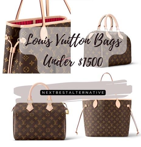 Popular Louis Vuitton Bags Under $1500 You Should Know