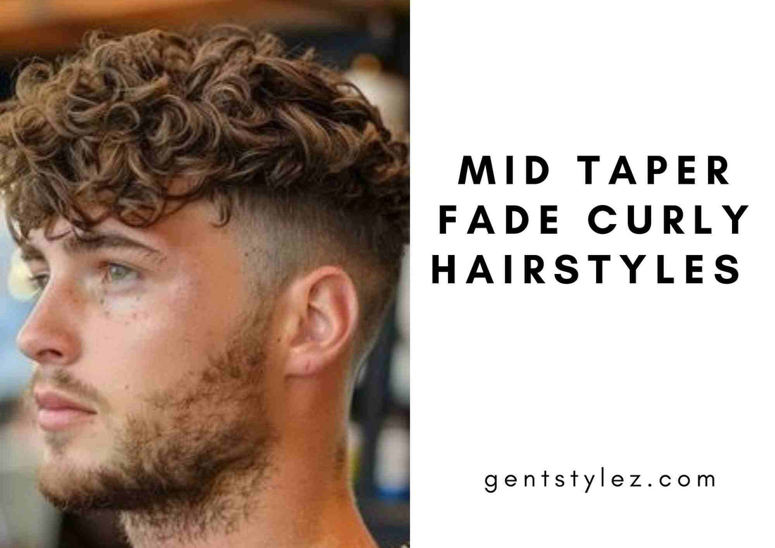 Mid Taper Fade Curly Hairstyles 