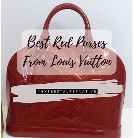 red Louis Vuitton Bags for Women