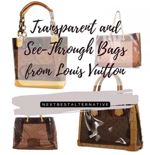 Transparent and See-Through Bags from Louis Vuitton 2024