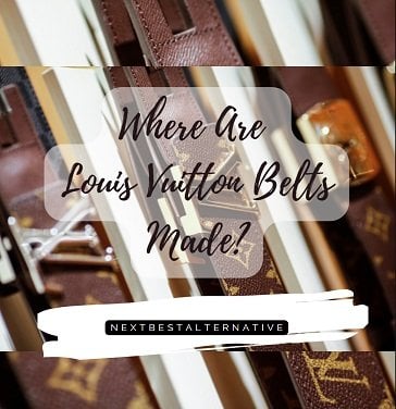 Where Are Louis Vuitton Belts Made 2024