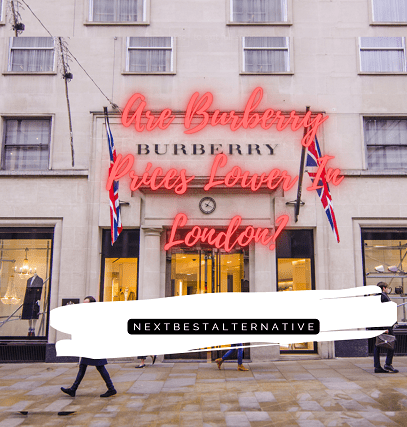 Are Burberry Prices Lower In London