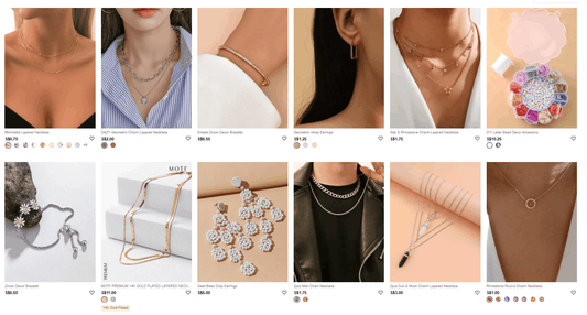 best SHEIN Designer Dupes Jewelry