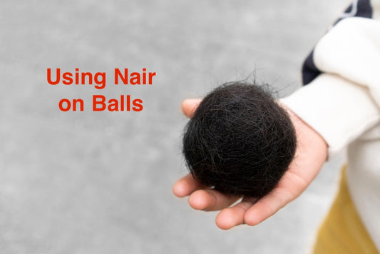 can you use nair on balls for hair removal