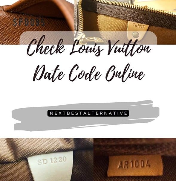 Check Louis Vuitton Date Code Online Free