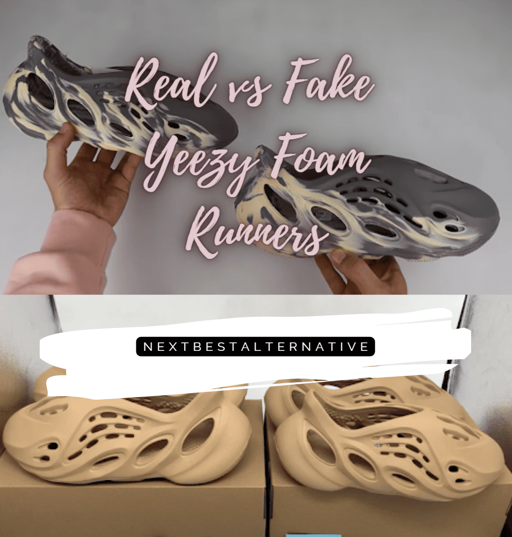 Real vs Fake Yeezy Foam Runners