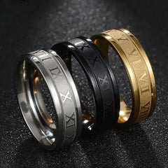 Vintage Roman Numerals Men's Ring