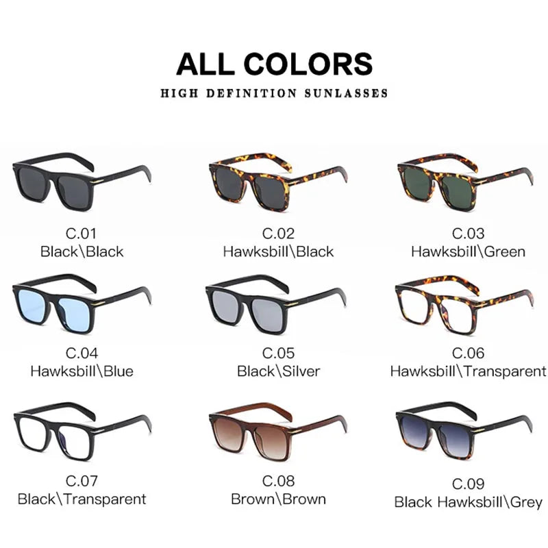 Classic Square Sunglasses UV400