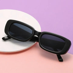 Vintage Black Square Sunglasses
