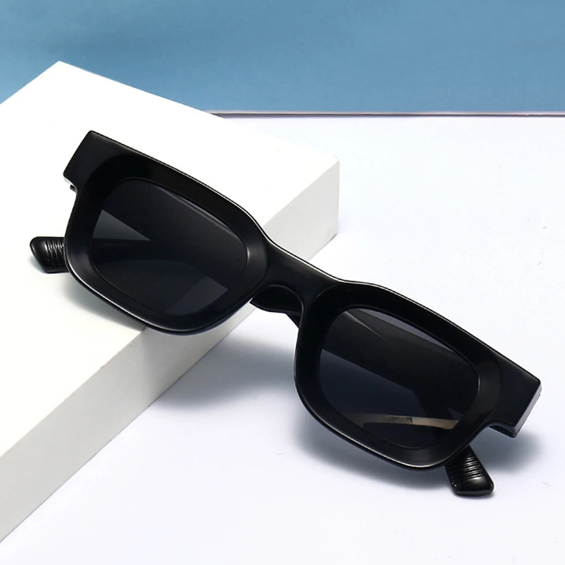 Vintage Rectangle Frame Sunglasses
