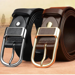 Designer Genuine Leather Men's Belt