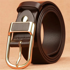 Designer Genuine Leather Men's Belt