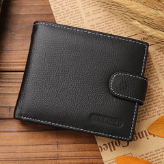 JINBAOLAI Cow Leather Men's Wallet